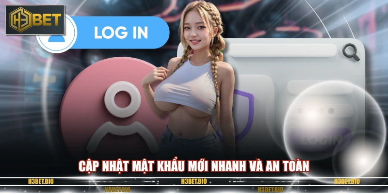Cập nhật mật khẩu mới nhanh và an toàn